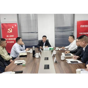 省公司高天琦总一行莅临保定中支 指导党建工作并开展年度 收官